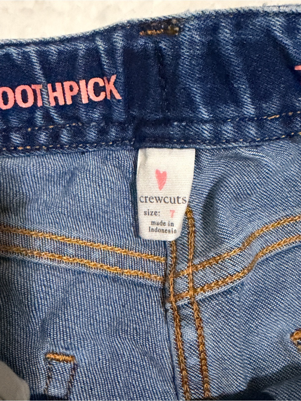Crewcuts Girls' Blue Skinny Jeans - Picture 2 of 3